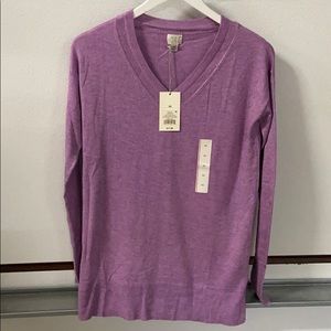 A New Day - V-Neck Luxe Pullover Sweater  - XS